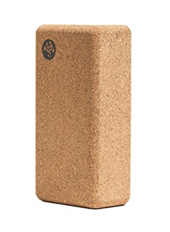 Manduka Lean Cork Yoga Block 4x8.5x2.75inch  - Image 1