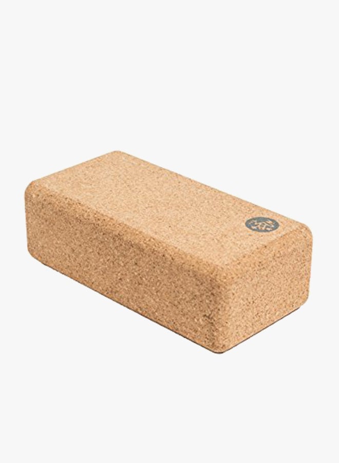 Manduka - Lean Cork Yoga Block 4x8.5x2.75inch - Image 1
