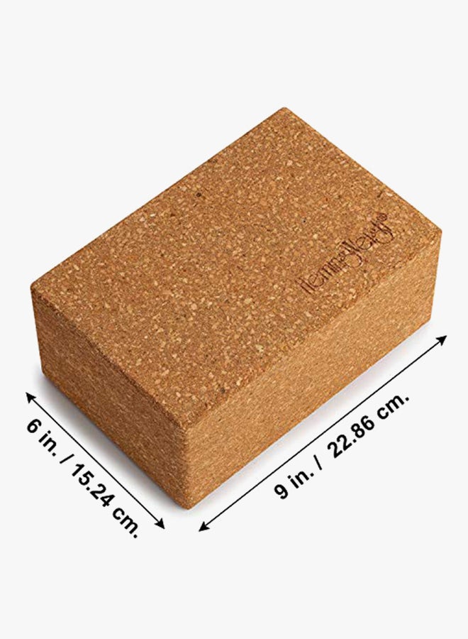HemingWeigh - Set of 2 Cork Yoga Blocks 6.2x9.5x8.2inch - Image 1