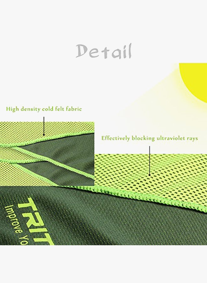 TRITINA Cool Towel Neck Wrap For Beach Sports 0.08X31.5X12.6inch - Image 5