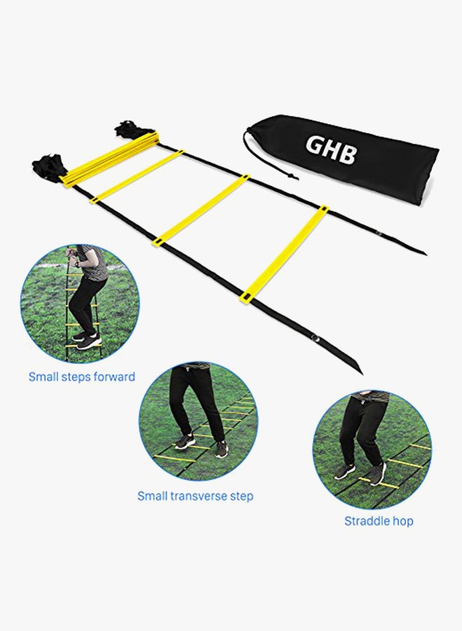GHB Pro Agility Ladder Agility Training Ladder 2.2X18X3.3inch - Image 3