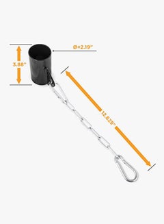 CAP Barbell Landmine Bar Attachment Eyelet With Chain 2.2X3.75X3.6inch  - Image 3