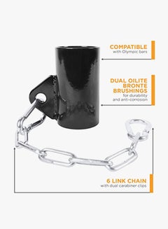 CAP Barbell Landmine Bar Attachment Eyelet With Chain 2.2X3.75X3.6inch  - Image 2