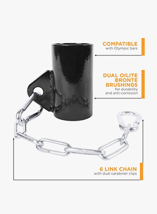 CAP Barbell Landmine Bar Attachment Eyelet With Chain 2.2X3.75X3.6inch - Image 2