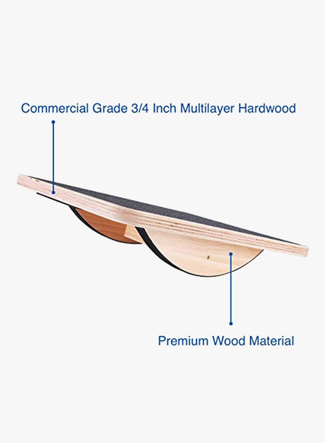 StrongTek Professional Wooden Balance Board 3.7X17.6X13.6inch  - Image 2