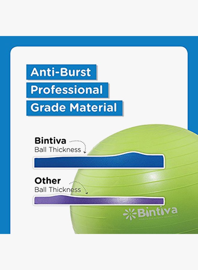 bintiva Anti-Burst Fitness Exercise Stability Yoga Ball 1.2992125971X5.0787401523X2.7165354303inch - Image 2