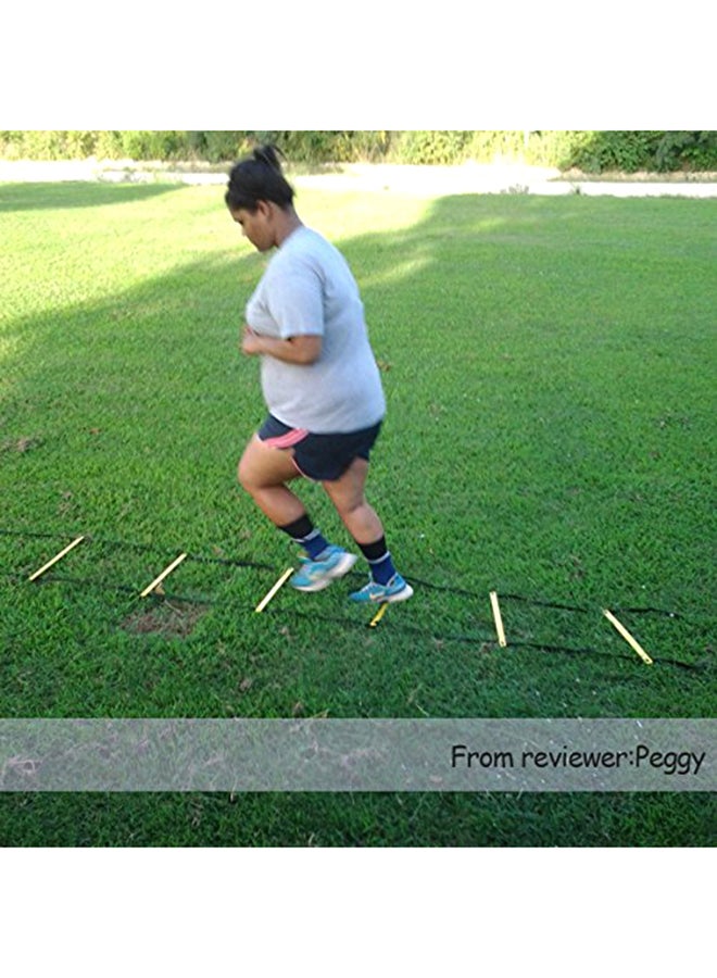 CELEMOON Upgraded Material 20-Rungs Agility Speed Training Ladder 0.31X17.4X5.71inch - Image 3