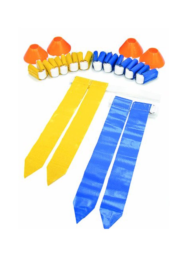 10-Man Flag Football Deluxe Set With Flags And Cones 2X10X7inch