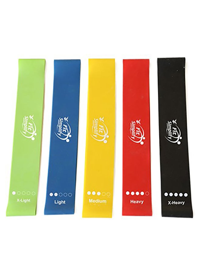 Fit Simplify Resistance Loop Exercise Bands 2.9527559025X6.1023621985X1.3779527545inch - Image 2
