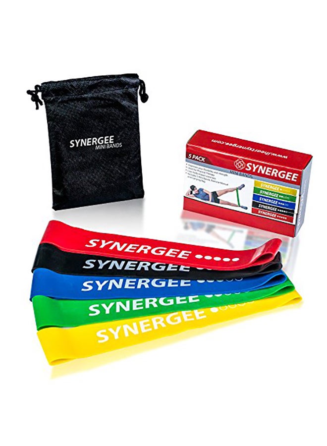iheartsynergee - Mini Band Resistance Band Loop Exercise Bands 0.7X10.1X0.7inch - Image 1