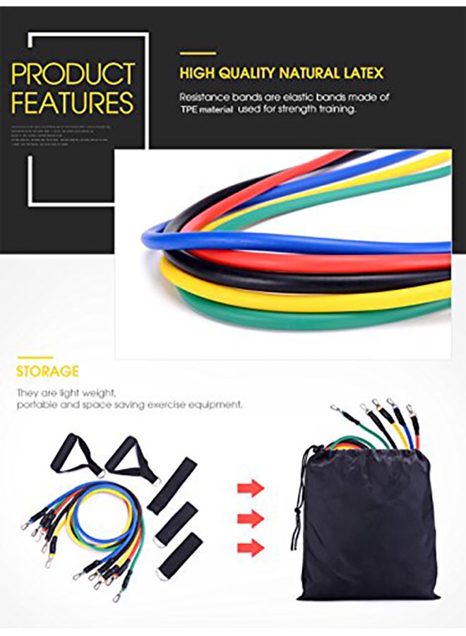 Resistance Band Set 7.09X7.87X1.97inch