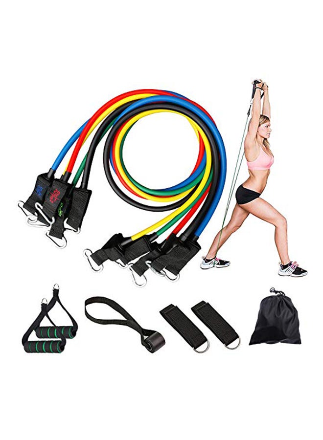 Chanvoo Resistance Bands Set With Handles 2 x 11 x 8inch - Image 1