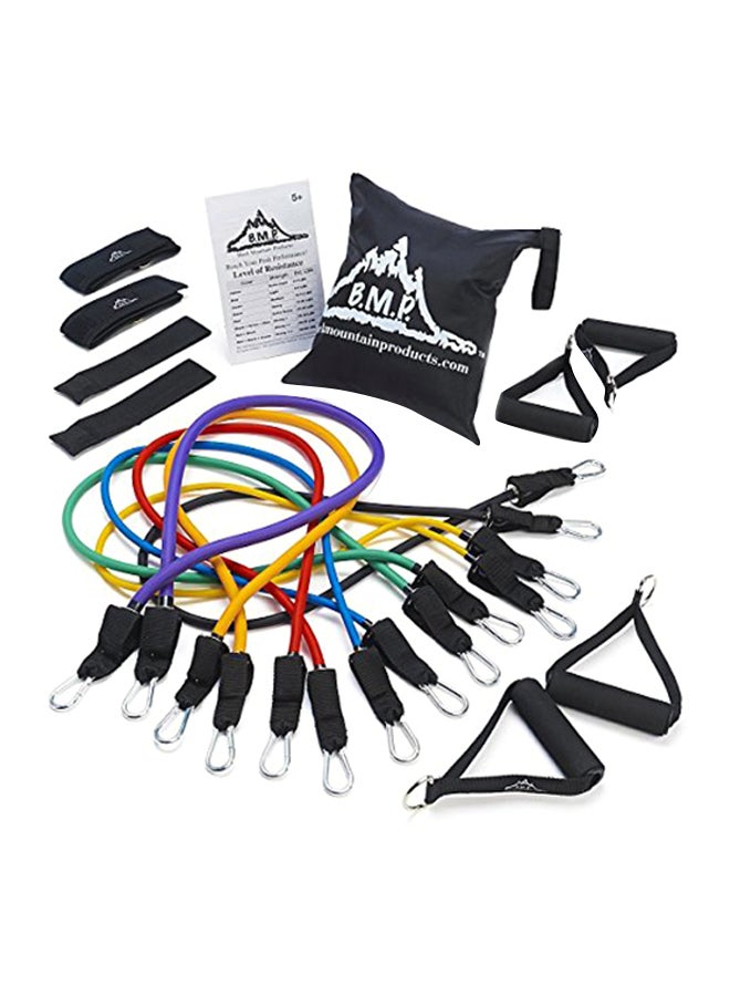 Black Mountain Products Ultimate Resistance Band Set 6.9X6.9X6.9inch - Image 1