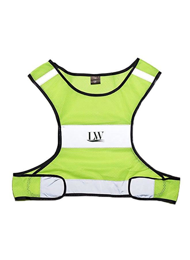 LW Reflective Running Vest Biking Cycling Walking Safety With Bonus Sticker 0.39X16.93X20.87inch