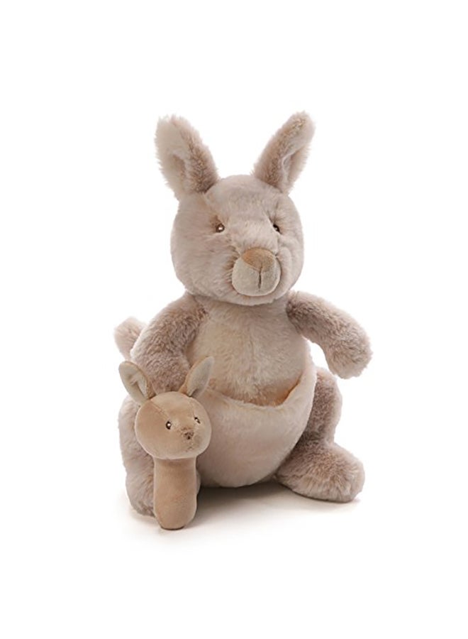 Baby Oh So Soft Kangaroo Stuffed Animal and Plush Rattle Combo - v1551357929/N21542329A_2