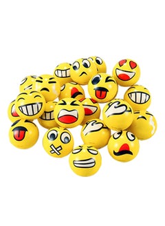 Liberty imports Liberty Imports Set of 24 Face Emoji Stress Balls Bulk - Soft Foam Stress Ball Squeeze Toys for Kids (3 inches)  - Image 1