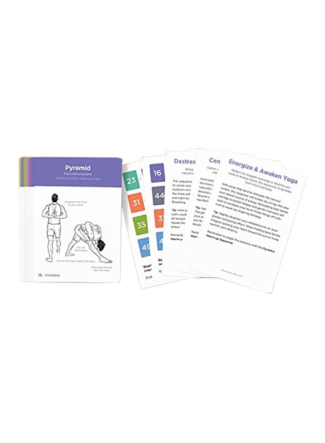 WorkoutLabs Visual Study Class Sequencing And Practice Guide With Essential Poses 3.7401574765X4.9999999949X0.787401574inch - Image 1