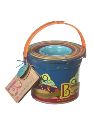 B. toys by Battat-Bazillion Buckets Nesting Cups-10 Colorful Stacking Cups for Kids 18m +, Multicolor - v1551357959/N21542405A_1