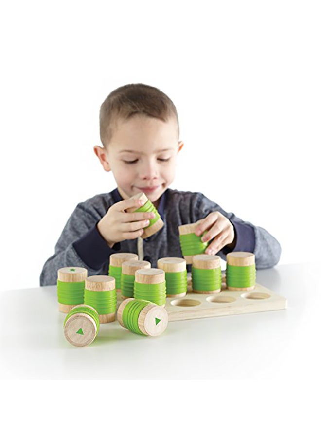 Guidecraft Weight Cylinders Toy - Kids Early Learning And Development Toy - Image 3