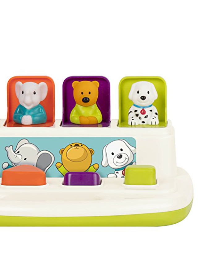 باتات لعبة الحيوانات المنبثقة ودفعها وترتيب الألوان - بطاط - بوب-أب بالز للأطفال فوق الـ 18 شهراً - Image 3