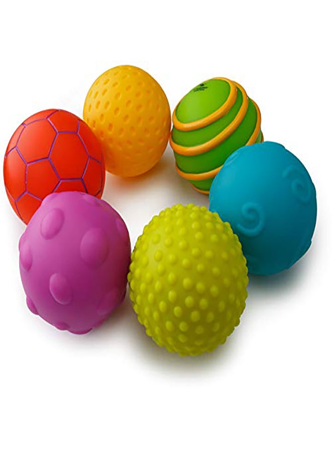 Playkidz Playkidz: Super Durable 6 Pack Sensory Balls, Soft & Textured Balls for Babies & Toddlers  - Image 2