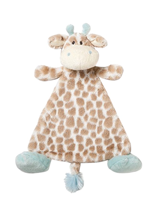 DEMDACO - Blankie Rattle Plush Toy Colby Giraffe - Image 1