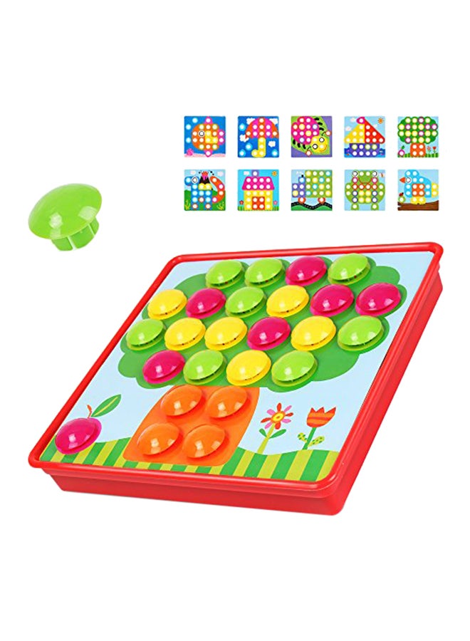 AMOSTING Mosaic Pegboard Early Learning Educational Toys - Image 1