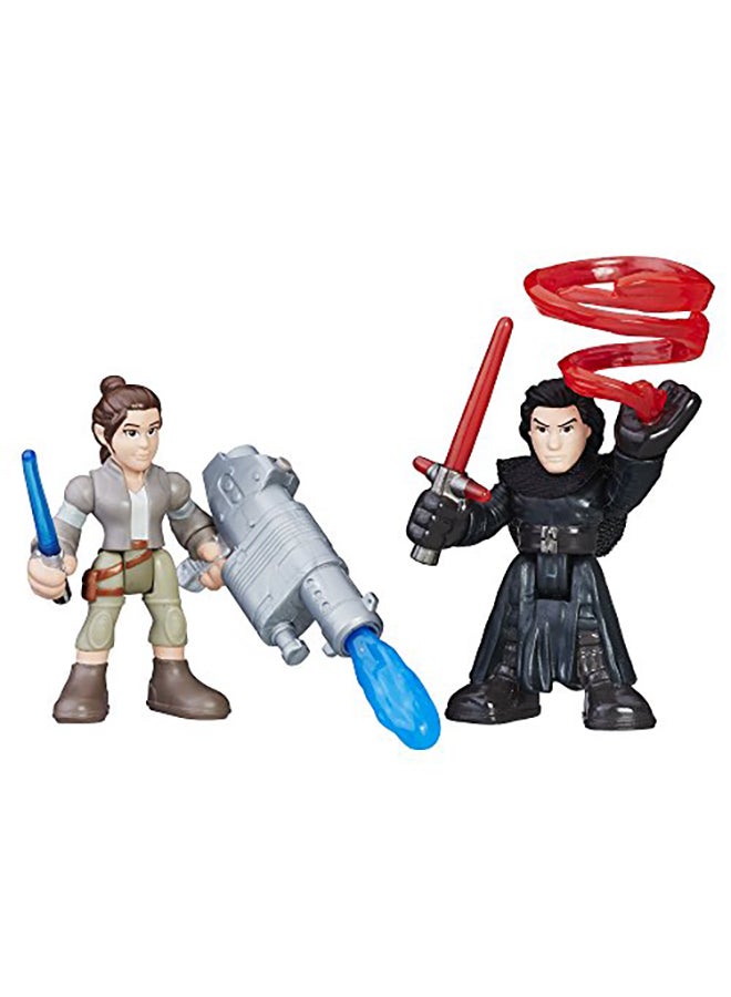 PLAYSKOOL - Star Wars Galactic Heroes Rey (Resistance Outfit) And Kylo Ren - Image 1
