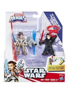 Star Wars Galactic Heroes Rey (Resistance Outfit) And Kylo Ren