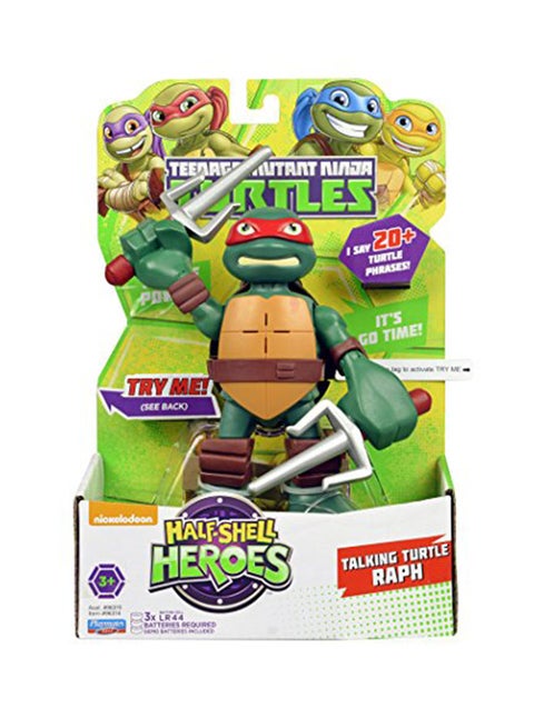 Pre-Cool Half Shell Heroes 6 Inch Raphael Talking Turtles Figure