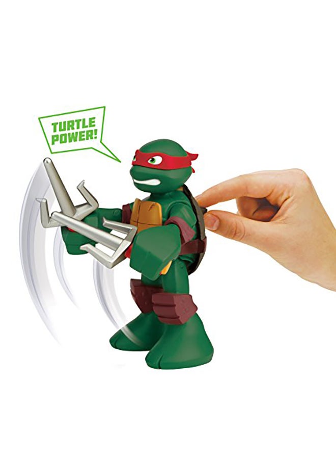 Pre-Cool Half Shell Heroes 6 Inch Raphael Talking Turtles Figure