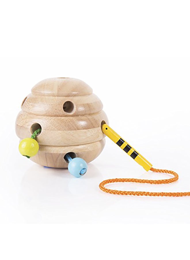 Guidecraft Beehive Lacing, Manipulative Preschool Toy For Kids - Image 3