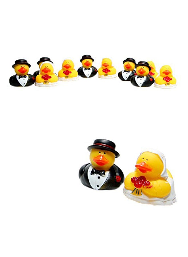 Fun Express 12-Piece Wedding Rubber Duckies Set