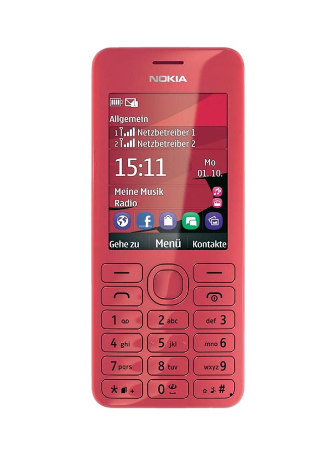 NOKIA 206 Dual SIM Red 64 MB - Image 1