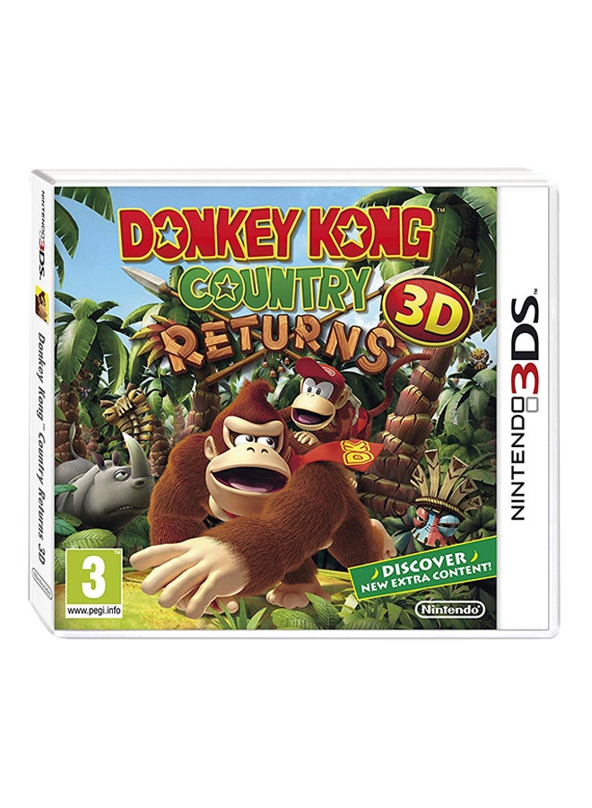 Nintendo Donkey Kong Country Returns (Intl Version) - Adventure - Nintendo 3DS - Image 1
