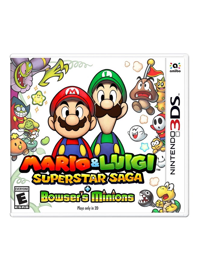 Nintendo - Mario And Luigi : Superstar Saga + Bowser's Minions (Intl Version) - Adventure - Nintendo 3DS - Image 1