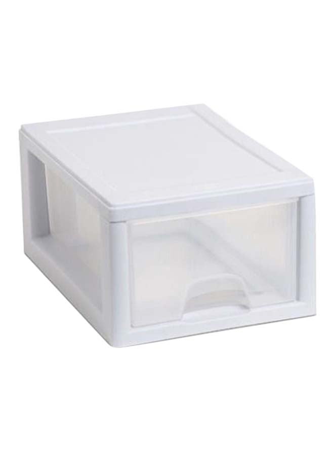 Sterilite Small Storage Drawer White/Clear 8x8x6inch