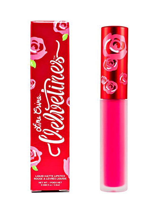 Lime Crime Velvetine Liquid Matte Lipstick Pink Velvet  - Image 2