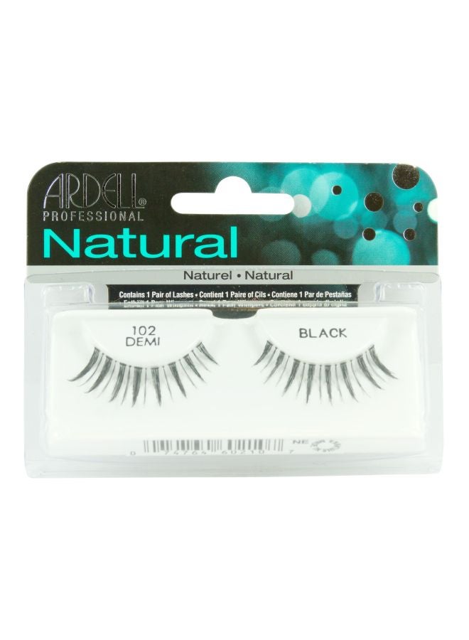 ARDELL Natural False Eyelashes 102 Demi Black - Image 2