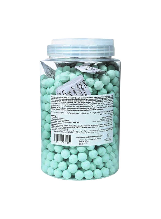 VIZO Clavo Manicure Soaking Tablets - Papaya And Green Tea Blue 2.5kg  - Image 2