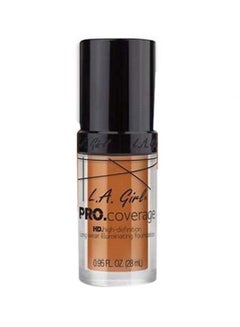 LA Girl Pro Coverage Illuminating Liquid Foundation Bronze  - Image 1