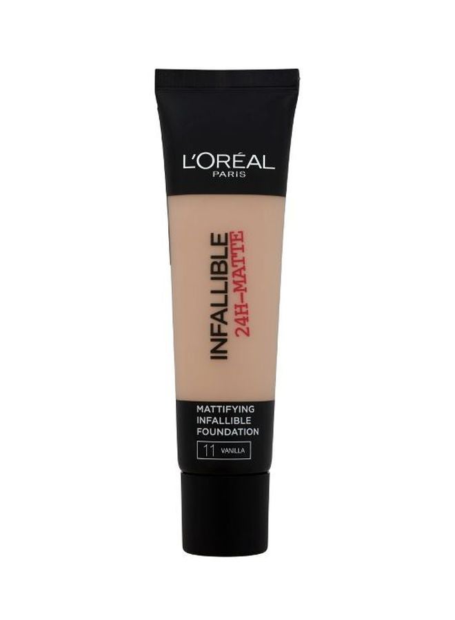 L'OREAL PARIS Infallible 24H Matte Foundation 11 Vanilla