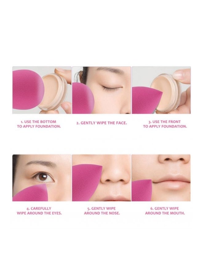 Generic Powder Blender Makeup Sponge Rose  - Image 4