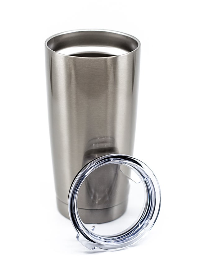 LOUD UNIVERSE Stainless Steel I Am Introverting Please Go Away Tumbler Silver 15cm  - Image 3