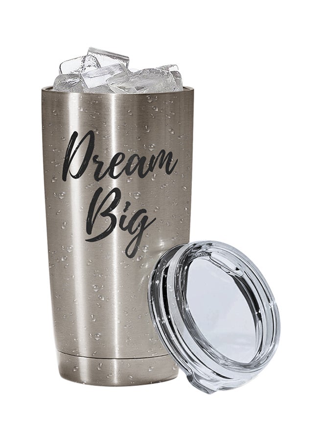 LOUD UNIVERSE Stainless Steel Dream Big Dreamers Tumbler Silver 15cm  - Image 2
