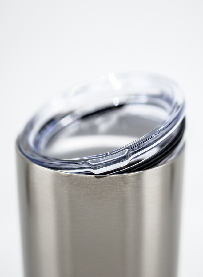 LOUD UNIVERSE Stainless Steel I Am Introverting Please Go Away Tumbler Silver 15cm  - Image 4