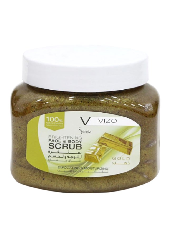 كريم تقشير الوجه والجسم سينسيا برايتنينج 500ملليلتر