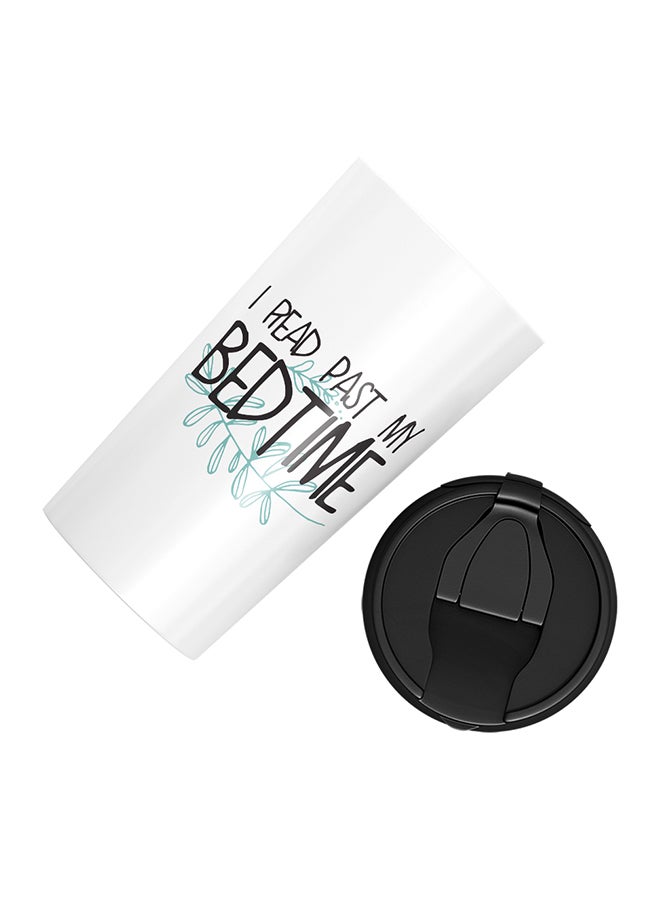 LOUD UNIVERSE Stainless Steel I Read Past My Bedtime Cuddly Tumbler White 15cm  - Image 3