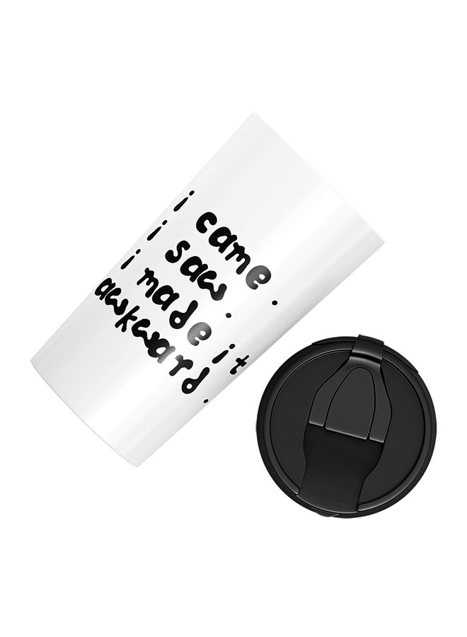 LOUD UNIVERSE Stainless Steel I Came I Saw I Made It Awkward Tumbler White 15cm  - Image 3