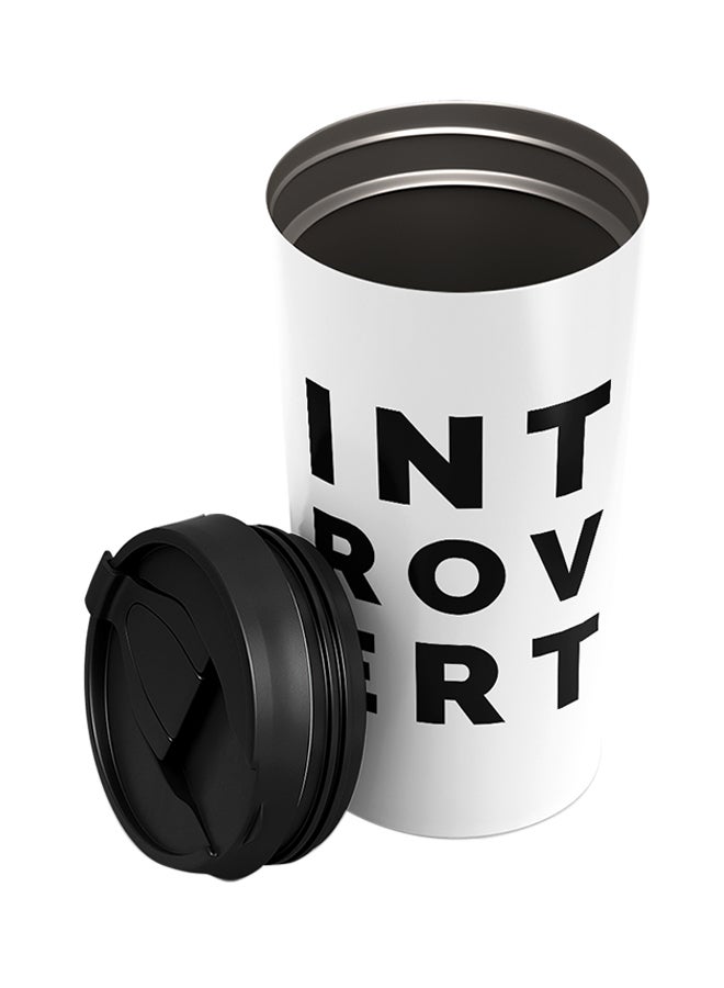 LOUD UNIVERSE Stainless Steel Introvert Tumbler White 15cm  - Image 2